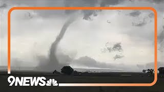 Tornado spotted in southeast Wyoming [upl. by Dex]