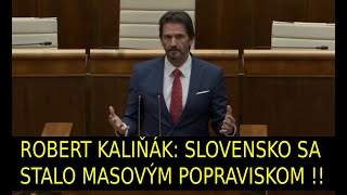 Robert Kaliňák Slovensko sa stalo masovým popraviskom [upl. by Malvin]