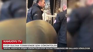 Eyüp Sultan Türbesinde Yaşanan Olağan Üstü Görüntüler [upl. by Ablem]