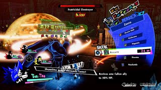 Persona 5 Strikers Fratricidal Destroyer Morgana Ryuji amp Sophia Hard Level 42 [upl. by Leclair]