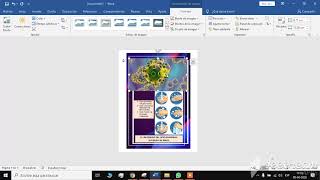 COMO HACER UN AFICHE EN WORD [upl. by Noevad]