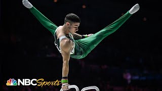 Rhys McCleneghans impeccable pommel horse routine delivers World Title for Ireland  NBC Sports [upl. by Royd293]