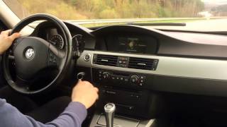 BMW E90 320d City Driving [upl. by Negroj]