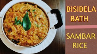 Bisi bela bath sambar rice  how to make Sambar sadam bisi bela bath recipe [upl. by Grimbal]