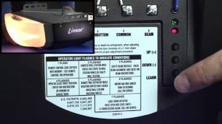 Linear LDCO800 How to ProgramDelete Remotes Transmitters amp Keypad codes [upl. by Arquit764]