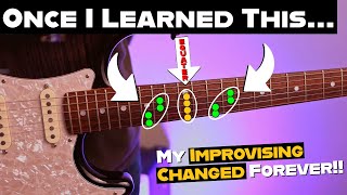 Improvise More MELODIC Guitar SOLOS Use EASY Moveable Shapes Like This [upl. by Priestley]