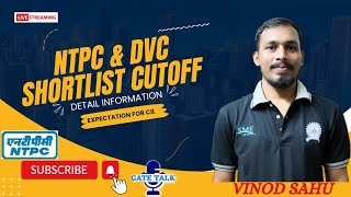 NTPC amp DVC shortlist cutoff Expectation for CIL gate2023 psu gatetalk [upl. by Philander]