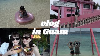 【vlog in Guam】3泊4日グアム旅行🇬🇺ｌアサイー巡りｌパラセーリングｌタモンビーチｌサンセットバーｌタガダディスコ [upl. by Akelam]