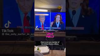 I was so confused 🤣💯 kamalaharris trump trending subscribe shorts debate [upl. by Letrice927]