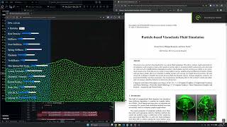 Opensource Particlebased Viscoelastic Fluid Simulation Implementation [upl. by Rizan790]