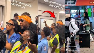 Artist Hospitalise Vybz Kartel Rush At Montego Bay Airport As Him Land Sidem Apology To Gaza Fans [upl. by Jecoa]