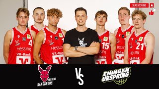 Hessing Kangaroos vs Team Ehingen Urspring ProB Saison 202223 [upl. by Llenahs]