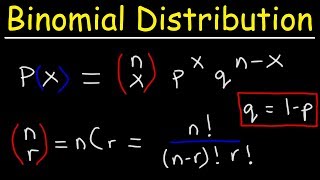 Finding The Probability of a Binomial Distribution Plus Mean amp Standard Deviation [upl. by Sualakcin]