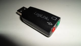 LogiLink UA0053 Audiokarte Unboxing [upl. by Lebyram]