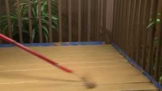 How to Paint Your Deck BEHR Premium Deckover [upl. by Ecinahc]