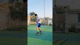 Part 1 Ladder Drills soccer football training tutorial shortvideo trend shorts [upl. by Annaiuq]