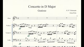 Telemann  Oboe Concerto in D Major TWV 51D5 [upl. by Godspeed]