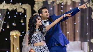 COUPLE FIRST DANCE EASY  BOLLYWOOD ERAS  Indian Wedding Reception Dance  Sangeet Choreography [upl. by Akitnahs]