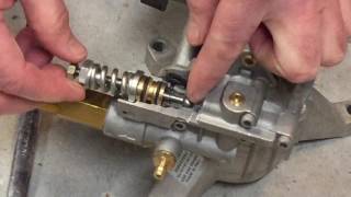 How a pressure washer unloader valve works with cutaway view [upl. by Enimasaj194]