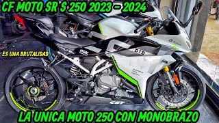 NUEVA CF MOTO SR S 250 REVIEW A FONDO🔥 ESTO ES UNA OBRA DE ARTE 😱 DISEÑO UNICO👏🏽 YO SI ME LA COMPRO🤩 [upl. by Amehsyt239]