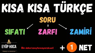 Soru Sıfatı Soru Zamiri Soru Zarfı Arasındaki Farklar [upl. by Deborath425]