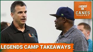 Miami Hurricanes LEGENDS CAMP Takeaways Kamarion Franklin Workout JoJo Trader Cameo Recruiting [upl. by O'Donovan]