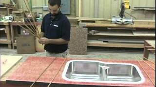 How to install Edge Sink in Laminate using Bondo Method  Karran Sink  Karran USA [upl. by Adnir496]