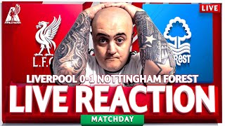 LIVERPOOL 01 NOTTINGHAM FOREST LIVE MATCH REACTION with Craig [upl. by Gardas]