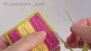 Plastic Canvas Basics How to Make a Whip Stitch Edging [upl. by Noemys]