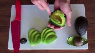 How to Cut Perfect Avocado Slices [upl. by Ahseik664]