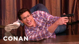 Andy Samberg Proves Hes Got Action Star Potential  CONAN on TBS [upl. by Ermine270]