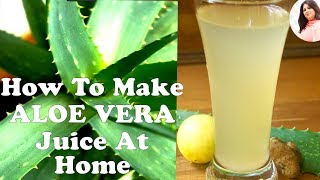 WATCH THIS VIDEO before making aloe vera juice at home Remove Poison from Aloevera [upl. by Sanoj]