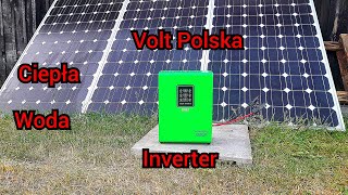 Photovoltaic converter for water heating Off grid direct electricity from Volt Polska panels [upl. by Neih126]