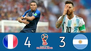 France 43 Argentina world cup 2018 Mbappe vs Messi عصام الشوالي 🔥🔥 [upl. by Thgiwd840]