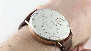 Ressence Type 1 quotMr Porterquot T1PW Luxury Watch Review [upl. by Adialeda]