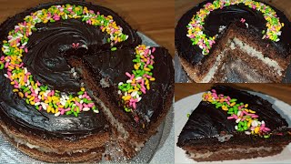 Bounty Cake Recipe MalayalamChocolate Coconut CakeSpecial Birthday cake recipeChoco Rafello cake [upl. by Sharia]