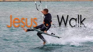 How To Jesus Walk Kitesurf  Kiteboard Tutorial [upl. by Mayor]