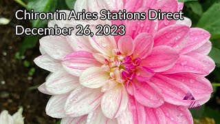 Chiron in Aries Stations Direct  December 26 2023  Astrology [upl. by Rialb286]