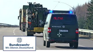 Logistik bei Enhanced Forward Presence Mit den „Trapos“ unterwegs in Litauen  Bundeswehr [upl. by Farhsa199]