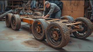 Man Builds AMPHIBIOUS Vehicle from Old Car Parts  by DonnDIY [upl. by Neelie62]