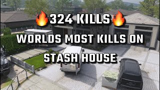 WORLDS MOST KILLS on STASH HOUSE 324 KILLS Call of Duty Modern Warfare 3 World Record Gameplay [upl. by Rosene]