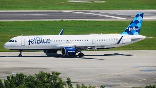 Plane Spotting Montego Bay Sangster MBJ JetBlue Airways Special Flight Saturday August 31 2024 [upl. by Sill859]