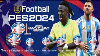 EFOOTBALL PES 2024 PPSSPP MEDIAFIRE MOD COPA AMERICAN COM BRASILEIRÃO E EUROPEUS ATUALIZADO [upl. by Cogswell]