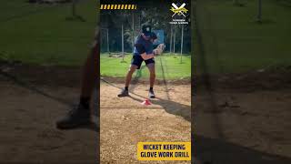 Wicket Keeping Glove Work Drill🧤 [upl. by Enoryt]