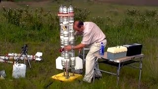 2Stage Water Rocket to 864 feet [upl. by Eliot]