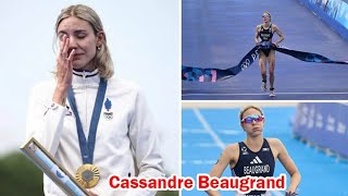 Paris Olympics 2024  Cassandre Beaugrand Wins Gold Medal in the womens triathlon at Paris 2024 [upl. by Chader318]