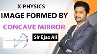 10th Physics Image Formed By Concave Mirror in UrduHindi Explained by Sir Ejaz Ali [upl. by Anitel]