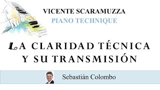 Vicente Scaramuzza Piano Technique  La claridad técnica y su transmisión [upl. by Enileoj]