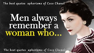 Peerless Quotes by Coco Chanel  Quotes aphorisms wise thoughts [upl. by Ahsirkal]