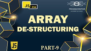 09  Array DeStructuring In Advance JavaScript  Destructure Array  Es6 Concepts  JS HindiUrdu [upl. by Aennaej]